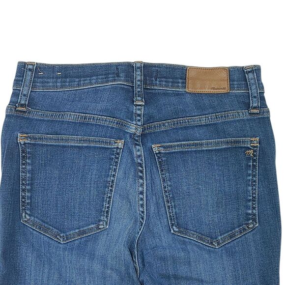Madewell 10" High-Rise Skinny Jeans Women's 26 Medium Wash Blue Stretch - Picture 8 of 16